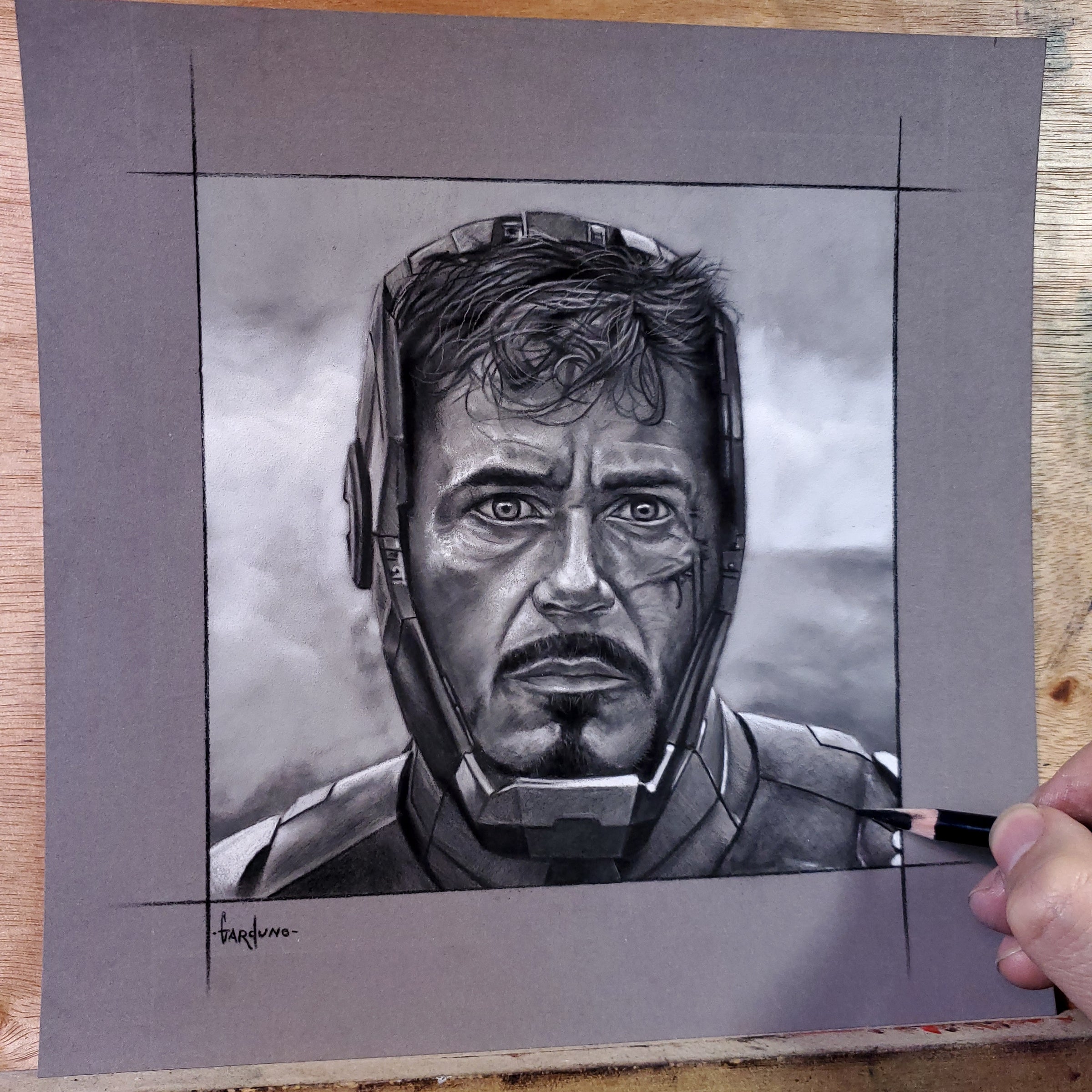 Iron Man - Tony Stark — Tony Santiago Art  Iron man fan art, Iron man art,  Iron man tony stark