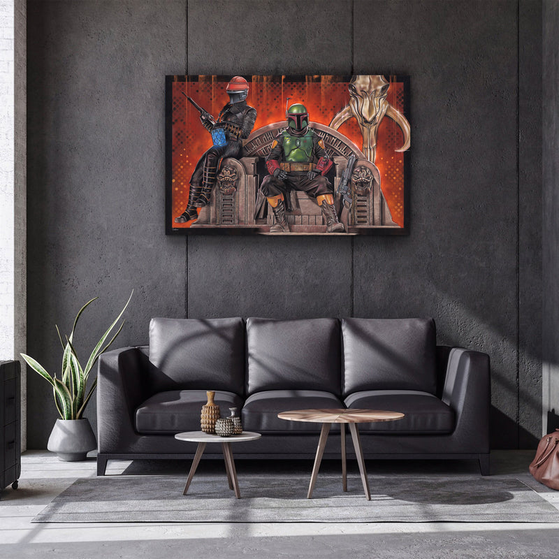 'Bounty Hunters on Throne' Limited Edition Print *SOLD OUT*