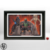 'Bounty Hunters on Throne' Limited Edition Print *SOLD OUT*